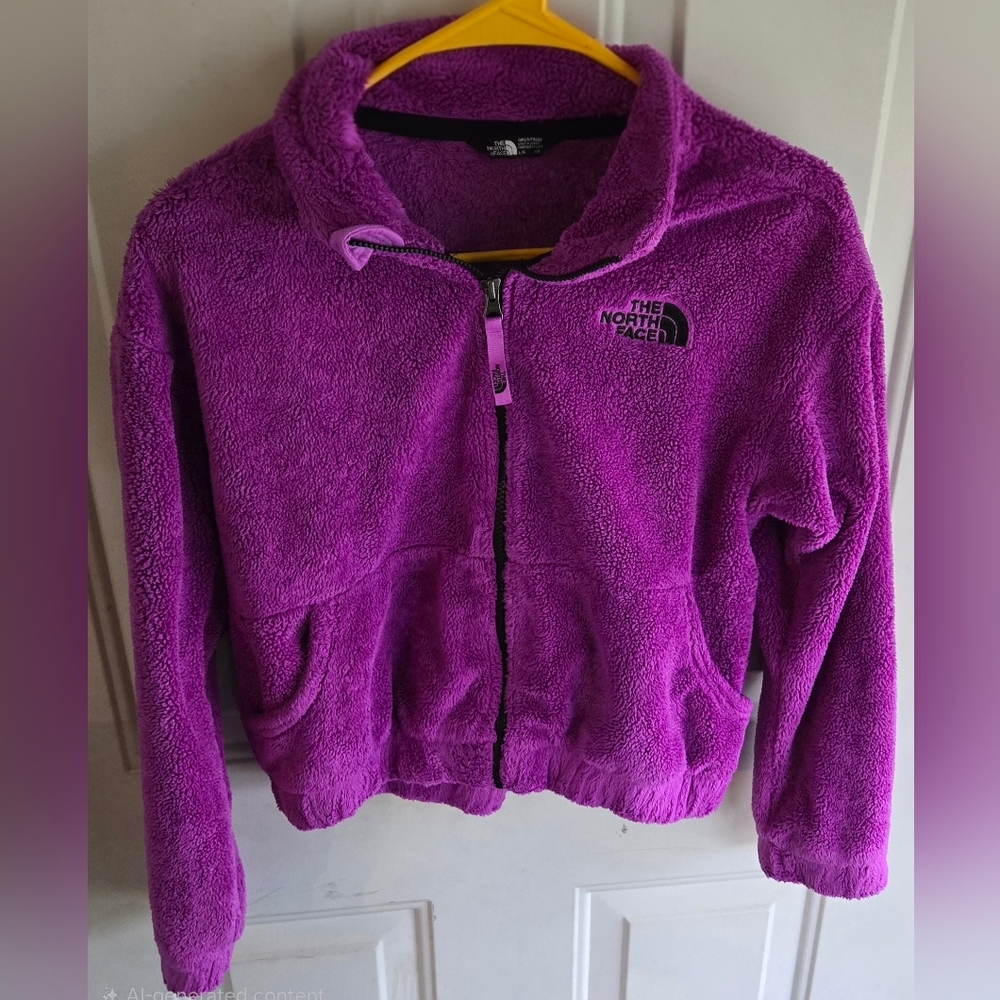 The North Face Purple Fleece Osolita Jacket Girls Size XL 14/16